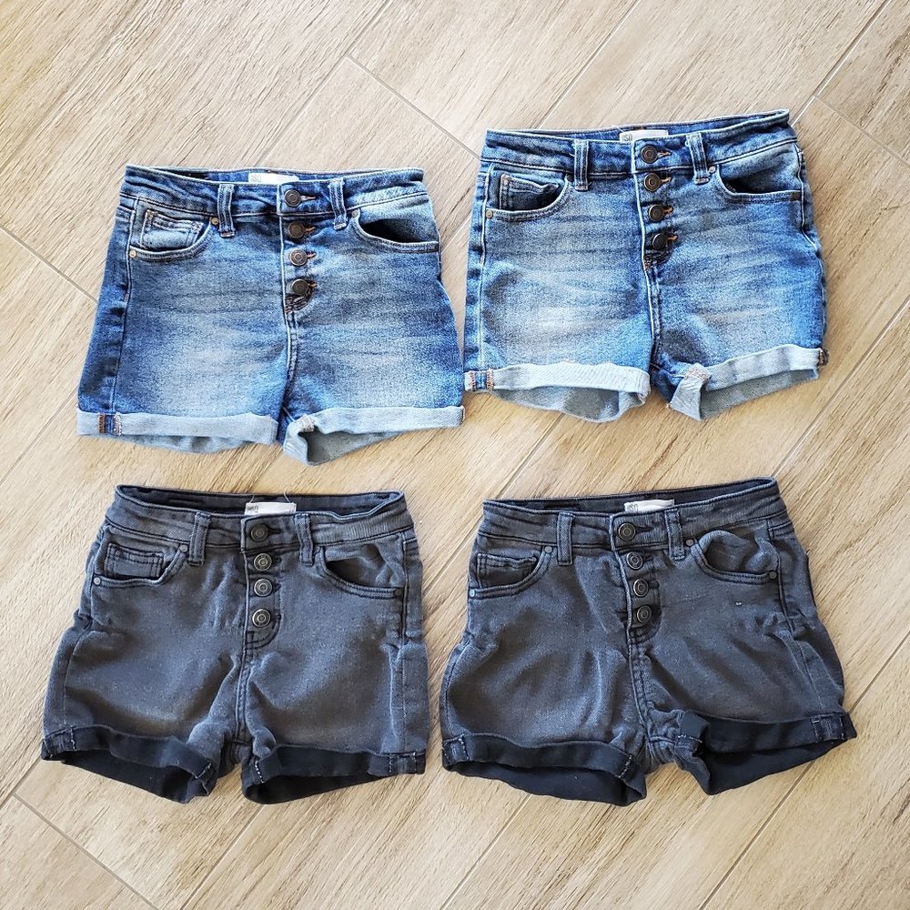 RSQ High Rise Denim Shorts Size 12 Girls